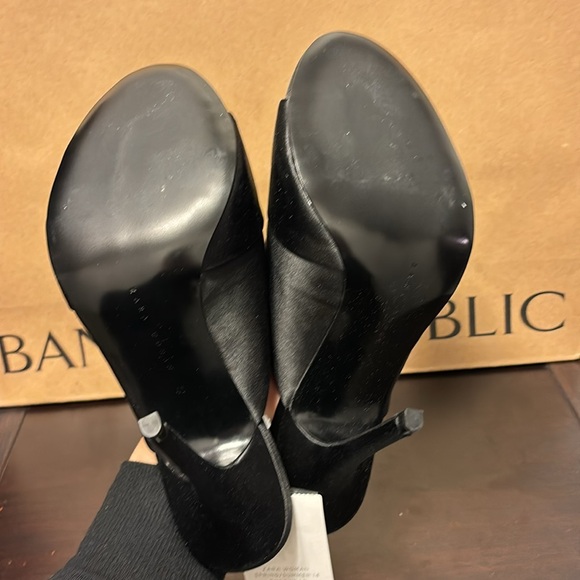 Black satin mule - Picture 4 of 5